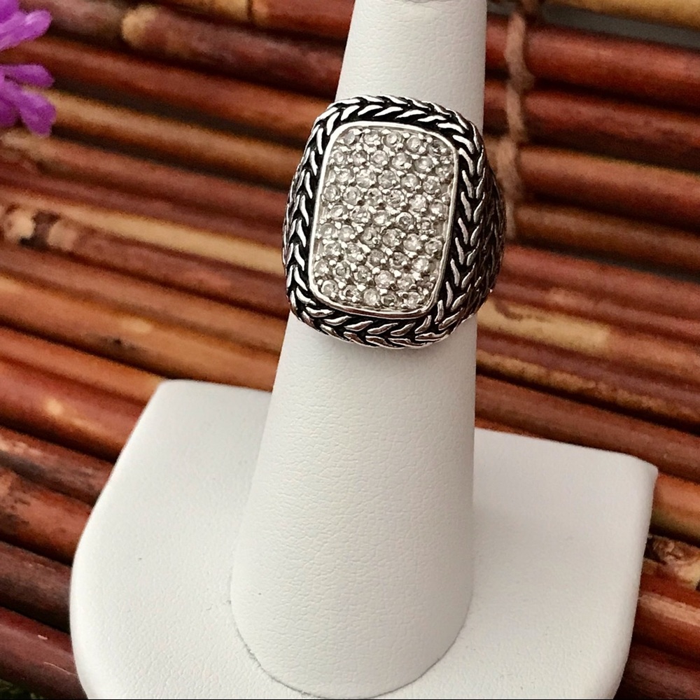 Premier Designs Encrusted Statement Ring Size 5.5